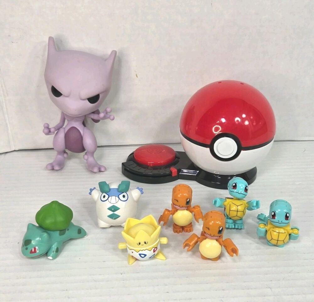 Mega Construx Pokémon Squirtle Charizard Togepi Toy Lot Mewtwo Bulbasaur Pokemon